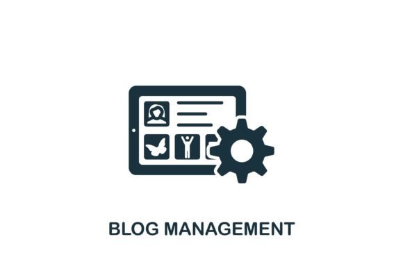 Blog Management Icon: A Versatile Design Asset