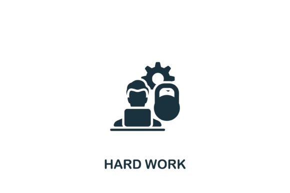 Embracing the Hard Work Icon: A Symbol of Dedication and Motivation