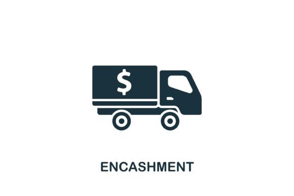 Encashment Icon: A Simple and Versatile Banking Symbol for Your Design Needs